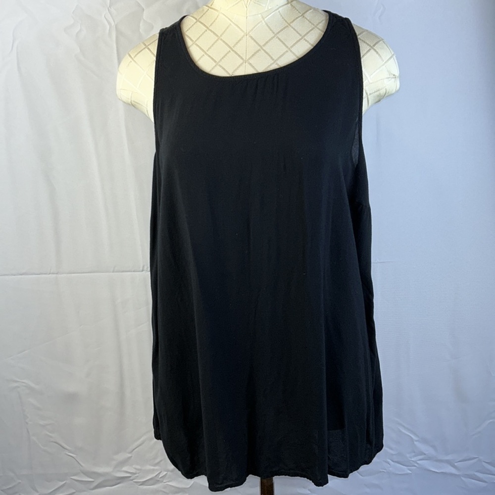 Old Navy Tunic XXL Black Keyhole Back Perfect as A Swimsuit Coverup Like New